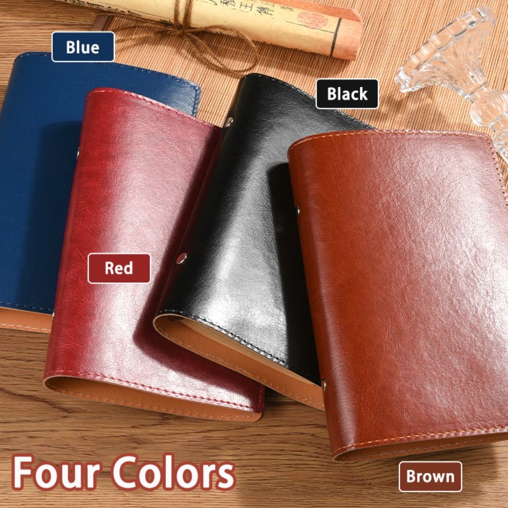 Vintage Leather Journal Notebook - Buku Catatan Vintage A5/A6 Kulit PU,