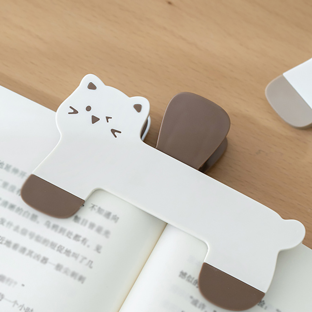Stationery Books - Penyangga buku kucing lucu, penyangga buku