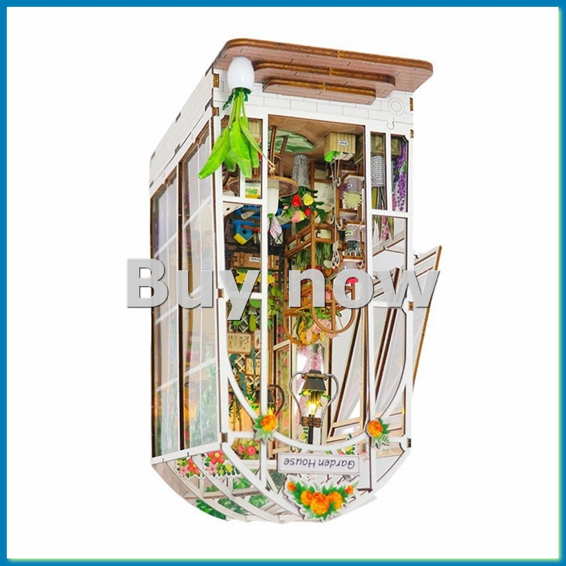 Books - Kit Rak Buku Miniatur DIY dengan