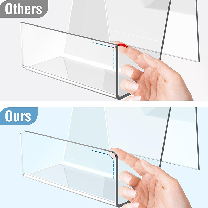 1 Buah Dudukan Pajangan Akrili - Clear Acrylic Book Stand Holder ulasan dan harga