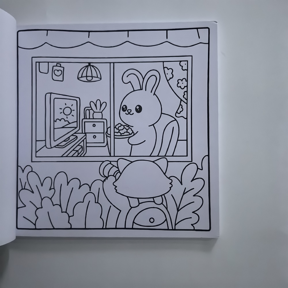 Buku Mewarnai Dewasa Fuzzy Fel - Adult Coloring Book Stress Relief ulasan dan harga