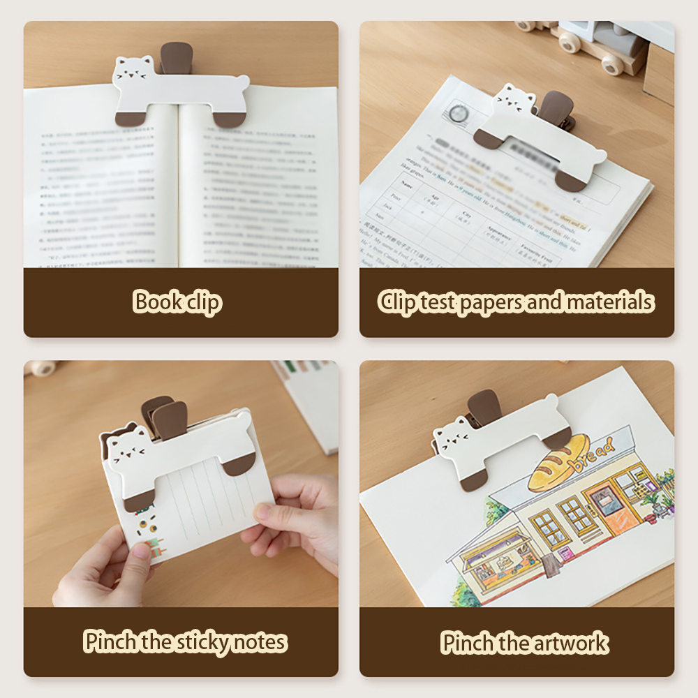 Penyangga buku kucing lucu, pe - Stationery Books ulasan dan harga