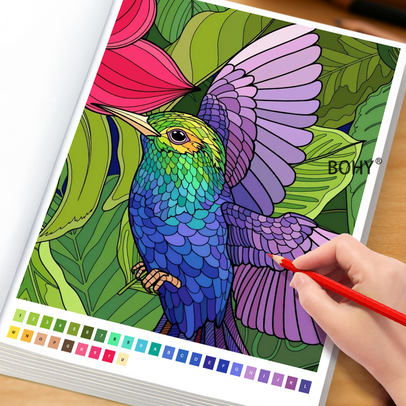 Buku Mewarnai Digital dengan 3 - Adult Coloring Book Stress Relief ulasan dan harga