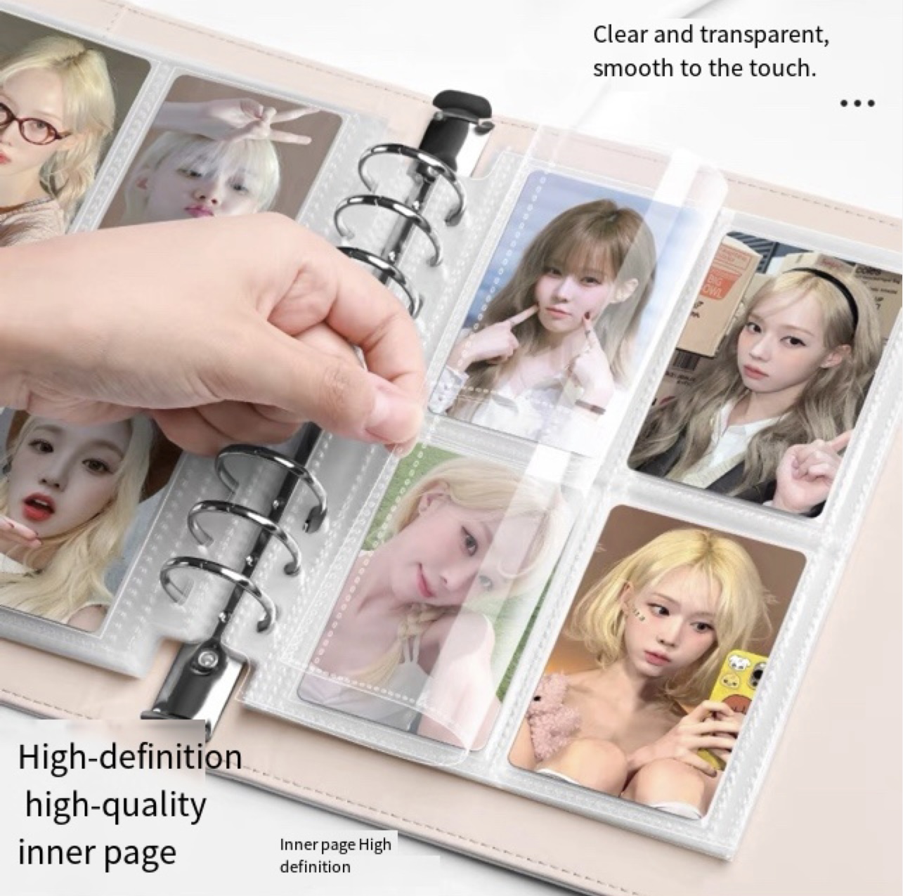 Buku Album Foto Kulit PU Plati - Kpop Photo Card Binder 3 Inch ulasan dan harga