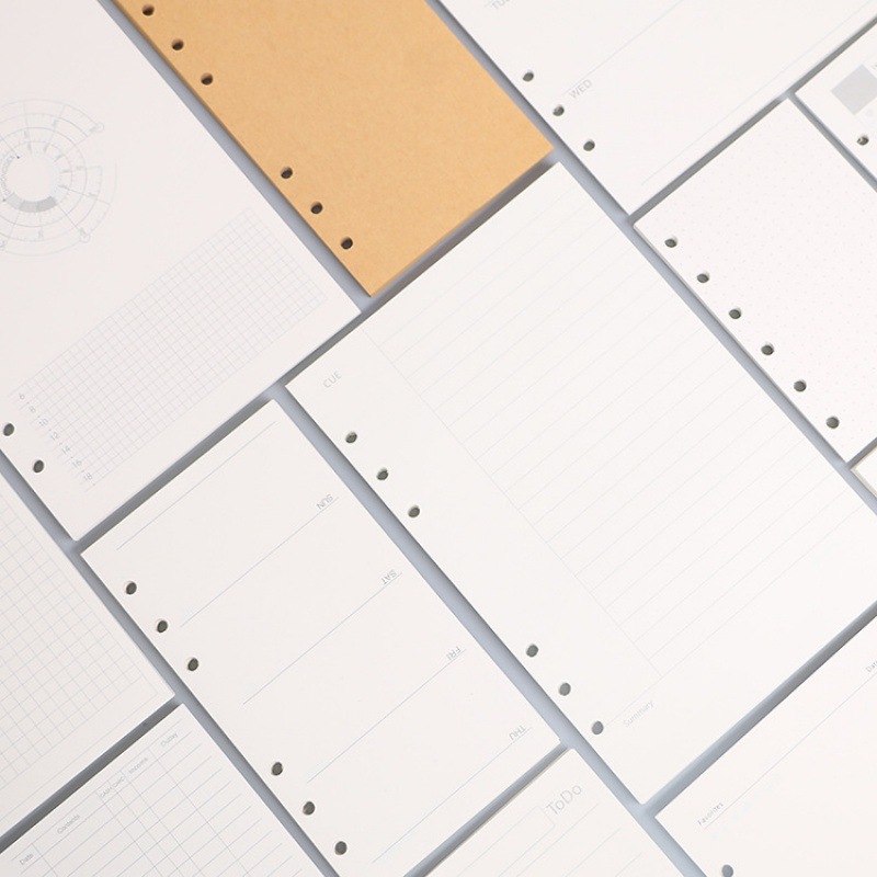 A5 A6 A7 Notebook Daun Longgar - A5 Spiral Dotted Grid Notebook ulasan dan harga