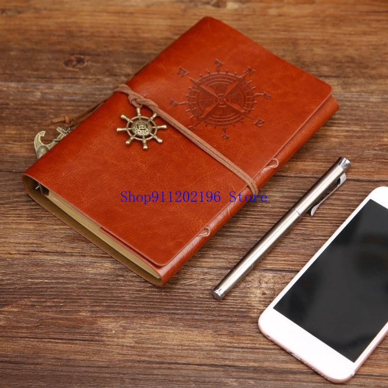 P82A Jurnal Kulit Buku Harian  - Vintage Leather Journal Notebook ulasan dan harga