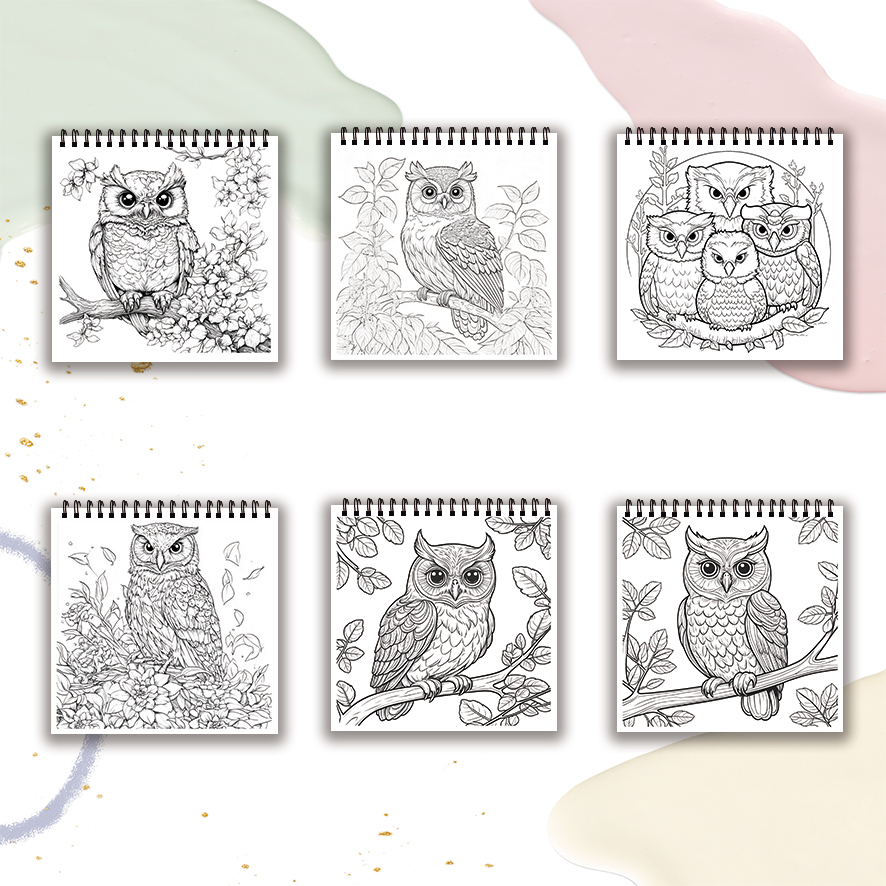Buku Mewarnai Dewasa Burung Ha - Adult Coloring Book Stress Relief ulasan dan harga