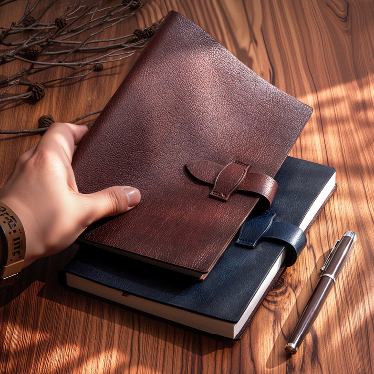 2026 Buatan Terbaru Terbuat da - Vintage Leather Journal Notebook ulasan dan harga
