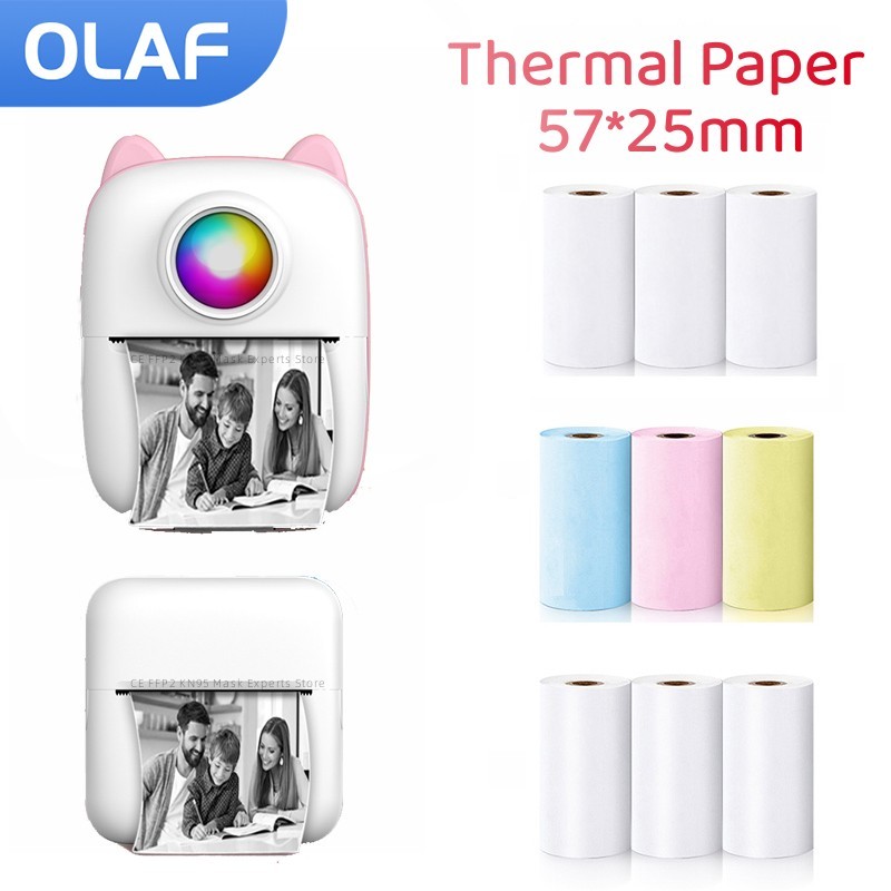 57MM gulungan kertas termal me - Mini Pocket Thermal Printer Paper Roll ulasan dan harga