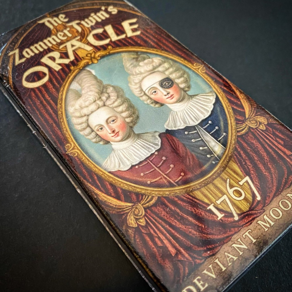 6*12cm Zammer Twins edisi pert - Tarot Deck With Guidebook ulasan dan harga