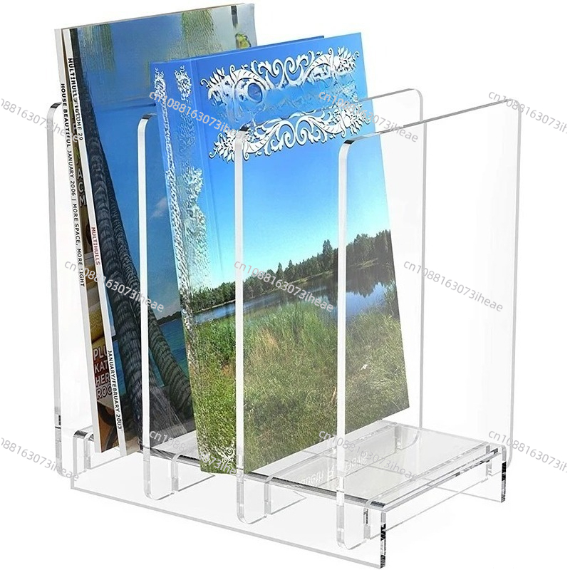 Rak Majalah Akrilik Transparan - Clear Acrylic Book Stand Holder ulasan dan harga