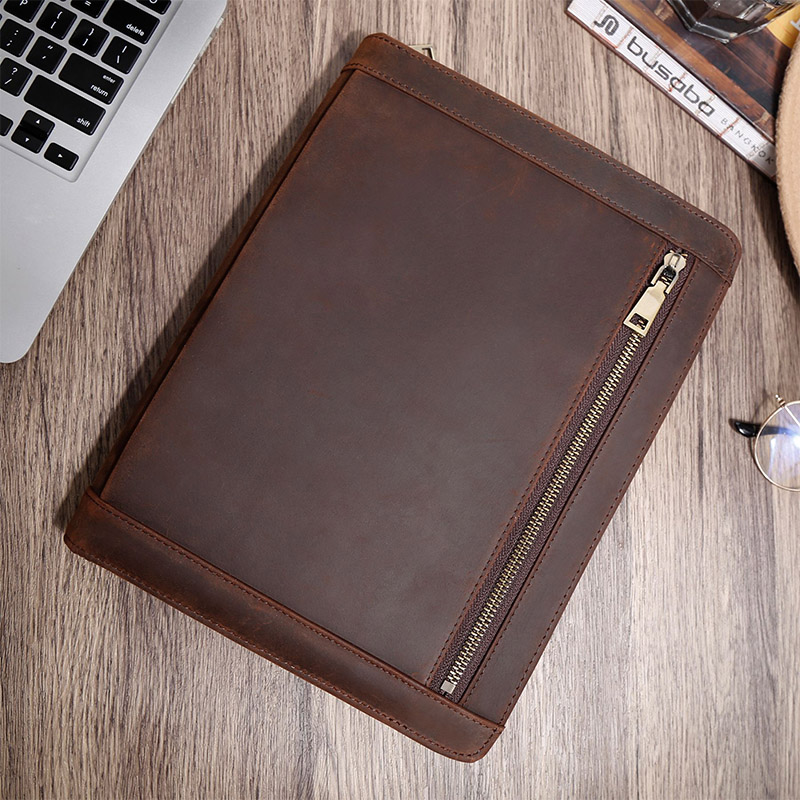 Organizer Portofolio Kulit Sap - Vintage Leather Journal Notebook ulasan dan harga