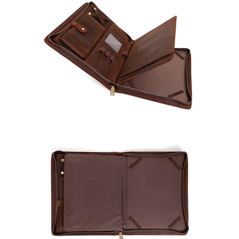 Organizer Portofolio Kulit Sap - Vintage Leather Journal Notebook ulasan dan harga