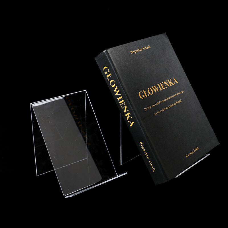 1 buah Rak Pajangan Buku Akril - Clear Acrylic Book Stand Holder ulasan dan harga