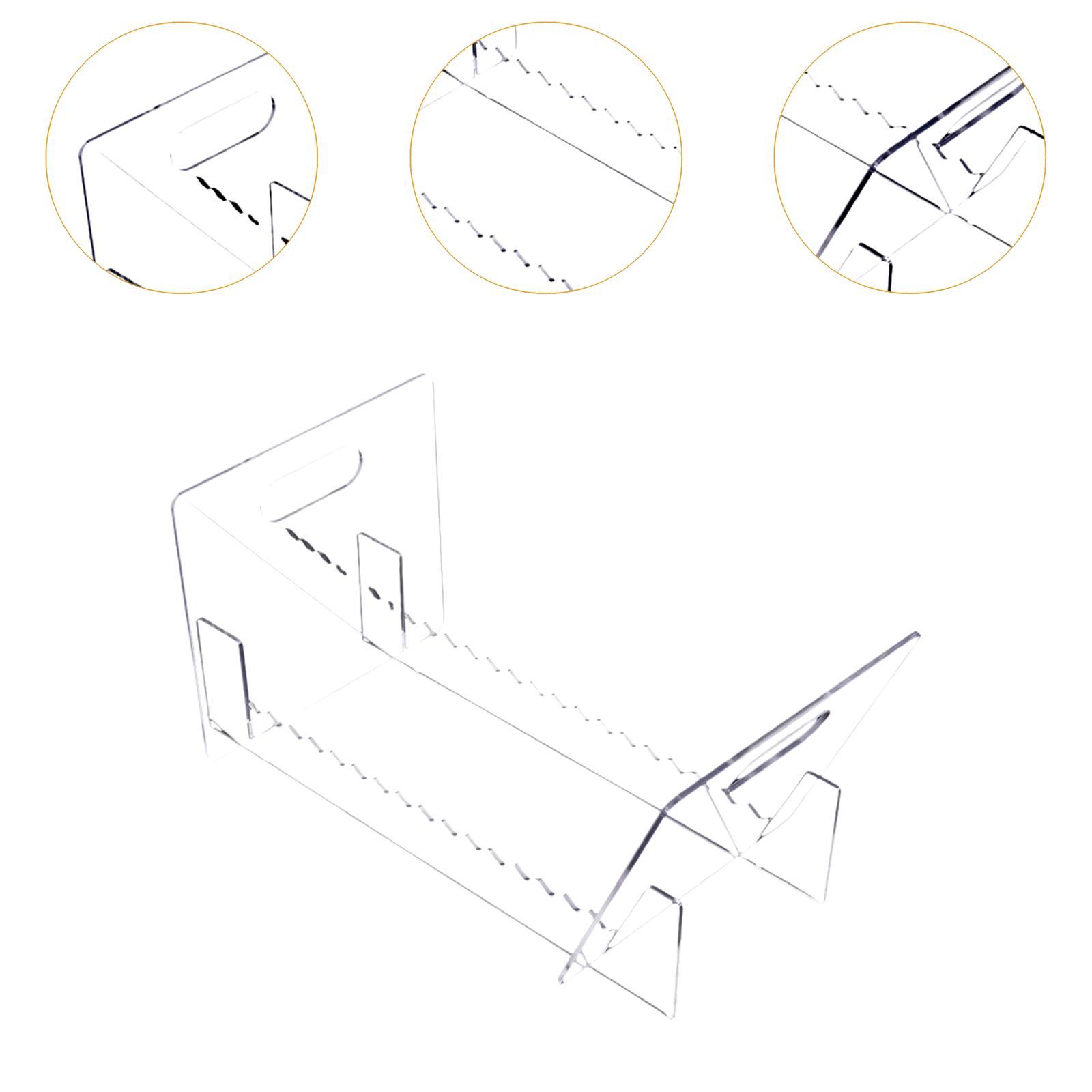 Tempat Piringan Hitam Akrilik, - Clear Acrylic Book Stand Holder ulasan dan harga
