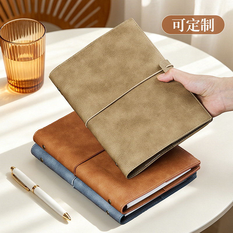 Jurnal Isi Ulang Kulit Imitasi - Vintage Leather Journal Notebook ulasan dan harga
