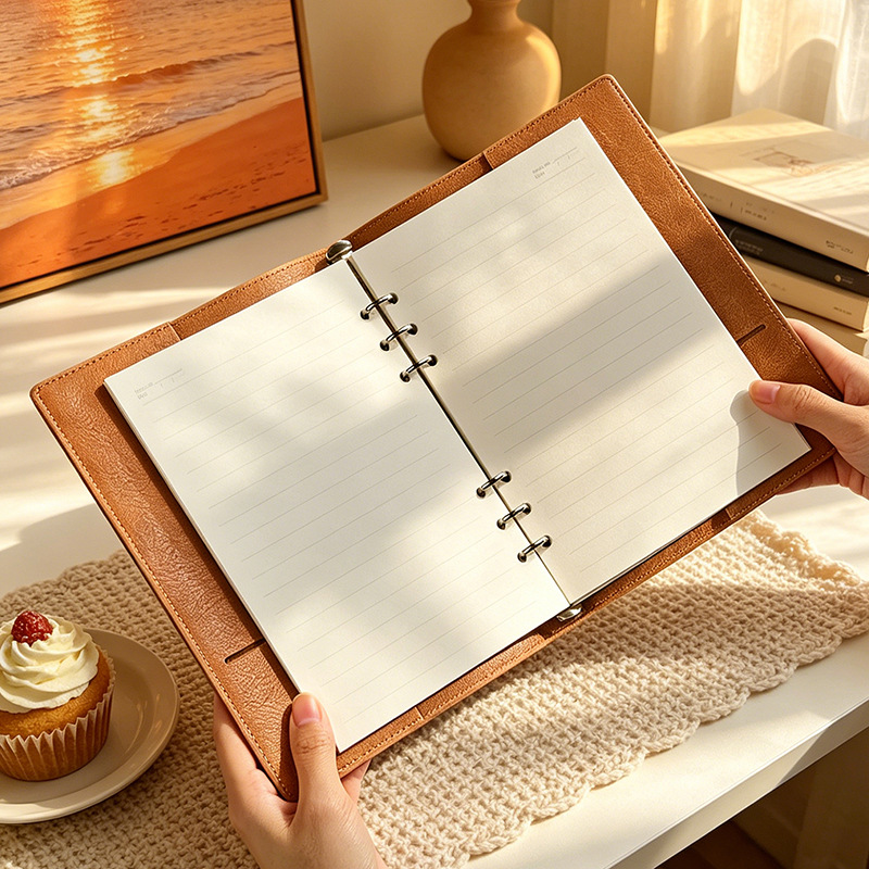 Jurnal Isi Ulang Kulit Imitasi - Vintage Leather Journal Notebook ulasan dan harga